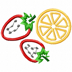 Fruits Embroidery Design 2